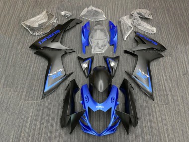 Wholesale 2011-2024 Suzuki GSXR 600 / GSXR 750 Motorcycle Fairing Kits - Blue Matte Black Canada