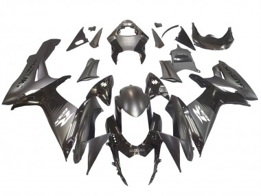 Wholesale 2011-2024 Suzuki GSXR 600 / GSXR 750 Motorcycle Fairings - Matte Black Glossy Black White Decal Canada