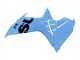 2011-2024 Suzuki GSXR 600 / GSXR 750 Motorcycle Fairings - Light Blue Black Canada