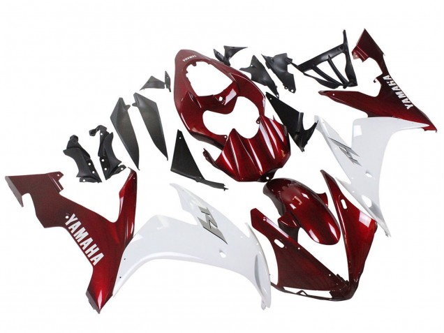 2004-2006 Yamaha YZF 1000 R1 Motorcycle Fairings - Red White Canada