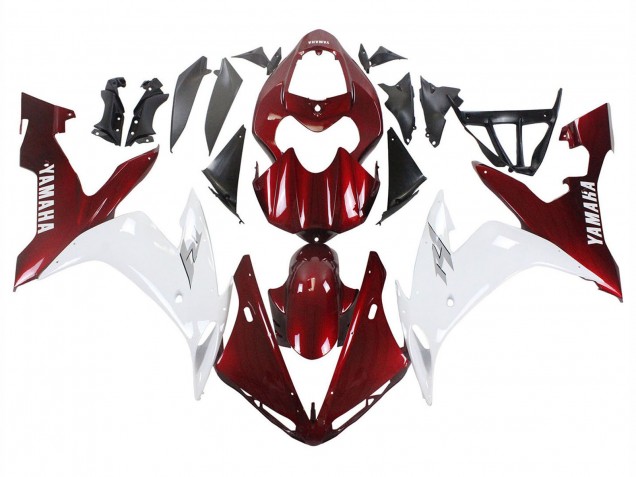 2004-2006 Yamaha YZF 1000 R1 Motorcycle Fairings - Red White Canada