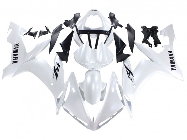 2004-2006 Yamaha YZF 1000 R1 Motorcycle Fairings - Pearl White Black Decals Canada