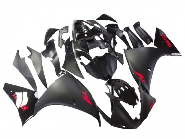 Wholesale 2009-2011 Yamaha YZF 1000 R1 Motorcycle Fairing - Matte Black Red Decal Canada