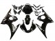 2006-2009 Yamaha YZF R6S Motorcycle Fairings - Glossy Black White Decals Canada