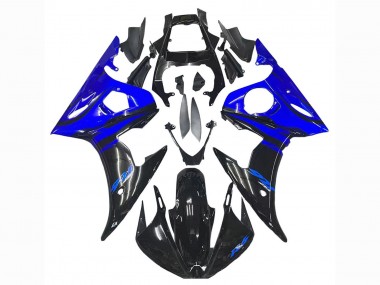 Wholesale 2006-2009 Yamaha YZF R6S Motorcycle Fairings - Blue Glossy Black Canada
