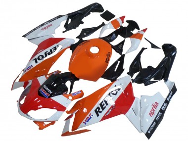 Wholesale 2006-2011 Aprilia RS125 Motorcycle Fairings - White Orange Red Repsol Canada