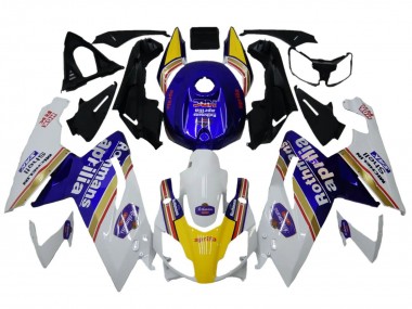Wholesale 2006-2011 Aprilia RS125 Motorcycle Fairings - White Blue Yellow Rothmans Canada