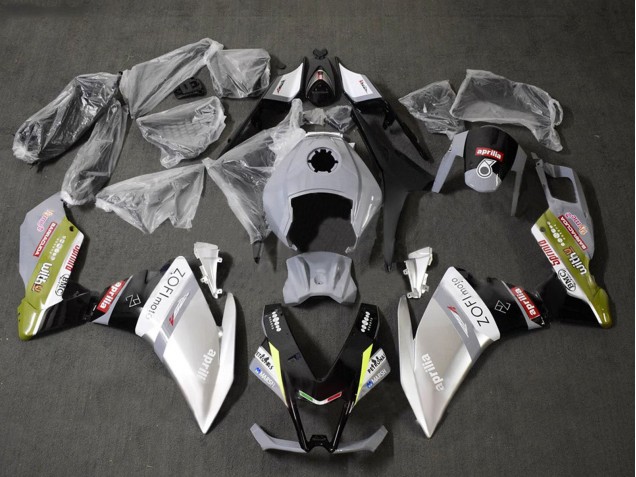 2012-2018 Aprilia RS4 50 125 Motorcycle Fairings - White Silver Grey Black Canada