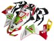 2012-2018 Aprilia RS4 50 125 Motorcycle Fairing - White Red Green Yellow Alitalia Canada