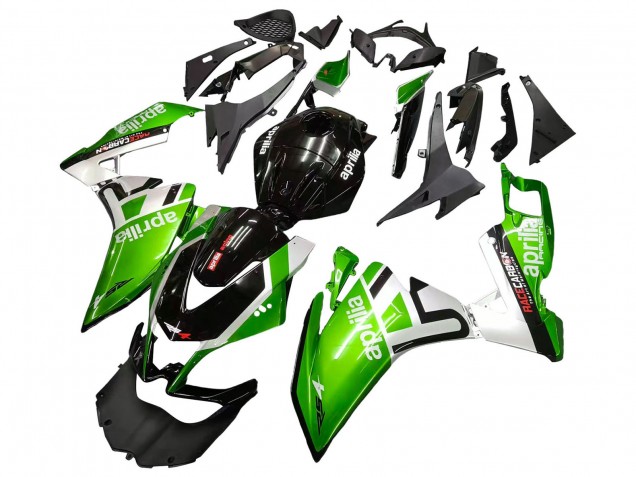 2012-2018 Aprilia RS4 50 125 Motorcycle Fairings - White Green Glossy Black Canada