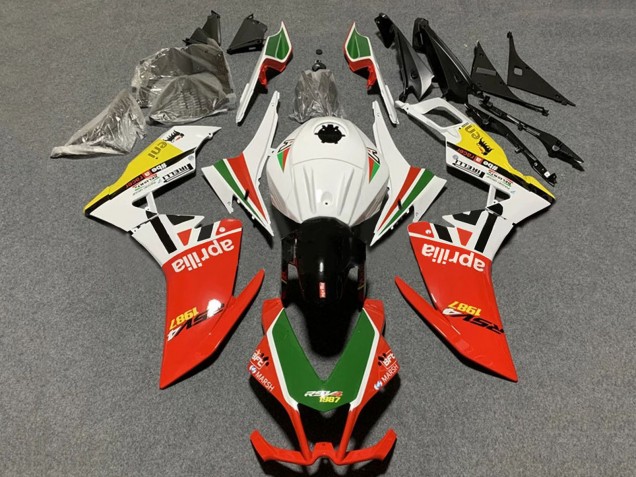 2012-2018 Aprilia RS4 50 125 Motorcycle Fairings - White Red Green Yellow Canada