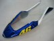 2004-2007 Honda CBR600 F4i Motorcycle Fairings - Yellow Blue White Black Nastro Azzurro Canada