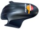 2004-2007 Honda CBR600 F4i Motorcycle Fairings - Matte Black Orange Rossi Canada