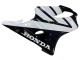 2004-2007 Honda CBR600 F4i Motorcycle Fairings - White Glossy Black Canada