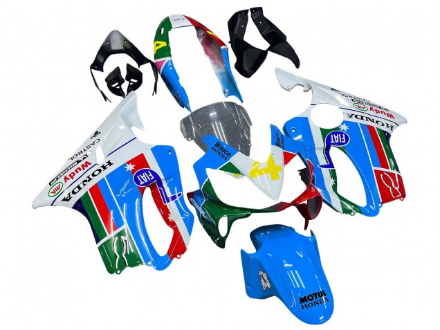 2004-2007 Honda CBR600 F4i Motorcycle Fairings - White Blue Green Red Canada
