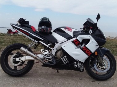 Wholesale 2004-2007 Honda CBR600 F4i Motorcycle Fairings - White Glossy Black Red Repsol Canada