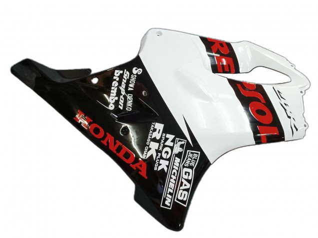 2004-2007 Honda CBR600 F4i Motorcycle Fairings - White Glossy Black Red Repsol Canada