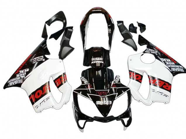 2004-2007 Honda CBR600 F4i Motorcycle Fairings - White Glossy Black Red Repsol Canada