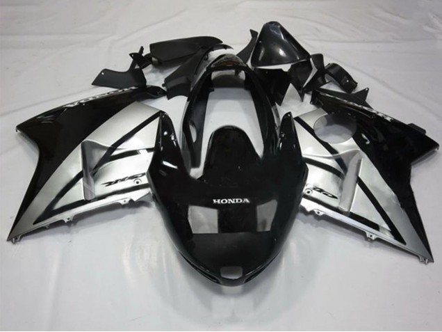 1996-2007 Honda CBR1100XX Blackbird Motorcycle Fairings - Silver Glossy Black Canada