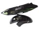 1996-2007 Honda CBR1100XX Blackbird Motorcycle Fairing - Glossy Black Green Flame Canada