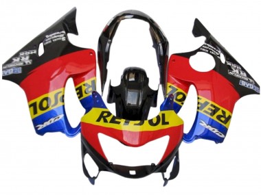 Wholesale 1999-2000 Honda CBR600 F4 Motorcycle Fairings - Red Yellow Blue Glossy Black Repsol Canada
