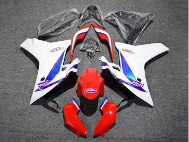 Wholesale 2011-2013 Honda CBR600F Motorcycle Fairing - White Red Blue HRC Canada