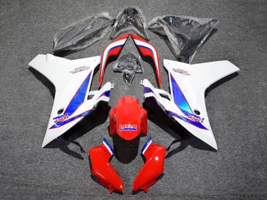 Wholesale 2011-2013 Honda CBR600F Motorcycle Fairing - White Red Blue HRC Canada