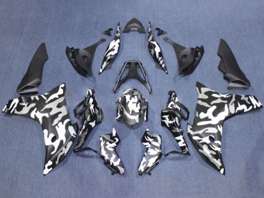 Wholesale 2011-2013 Honda CBR600F Motorcycle Fairings - Black White Camouflage Canada