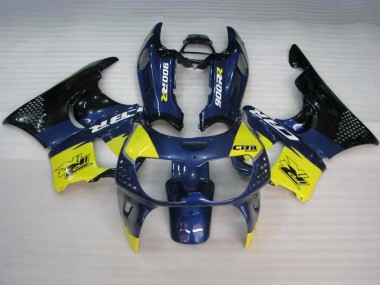 Wholesale 1994-1995 Honda CBR900RR 893 Motorcycle Fairings - Blue Yellow Glossy Black Canada