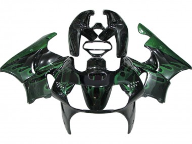 Wholesale 1998-1999 Honda CBR900RR 919 Motorcycle Fairings - Glossy Black Green Flame Canada