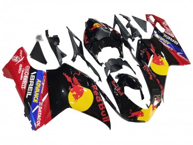 Wholesale 2007-2014 Ducati 848/1098/1198 Motorcycle Fairings - Glossy Black Yellow Blue Red Bull Canada