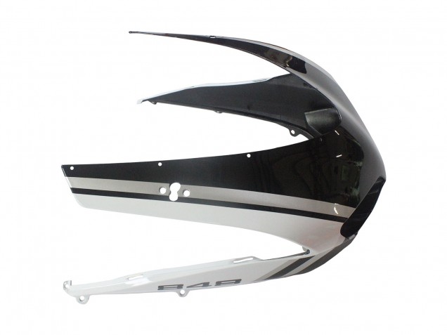 2007-2014 Ducati 848/1098/1198 Motorcycle Fairings - White Glossy Black Corse Canada
