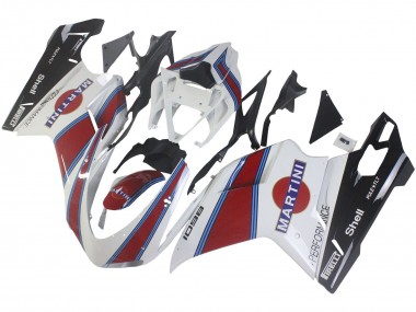 Wholesale 2007-2014 Ducati 1098 Motorcycle Fairings - White Red Blue Glossy Black Martini Canada