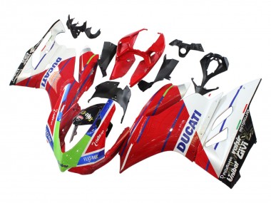 Wholesale 2011-2014 Ducati Panigale 899/1199 Motorcycle Fairings - White Red Green Blue Glossy Black Flex-Box Canada