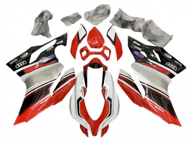 Wholesale 2011-2014 Ducati 1199 Motorcycle Fairings - Silver Red Glossy Black Canada