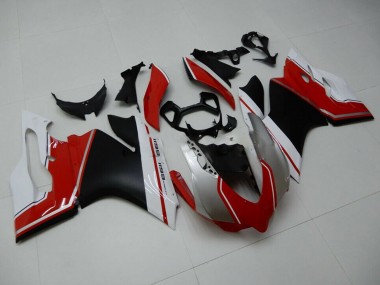 Wholesale 2011-2014 Ducati 1199 Motorcycle Fairings - White Red Matte Black Canada