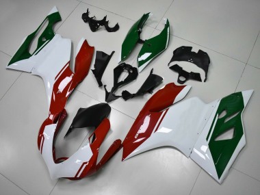 Wholesale 2011-2014 Ducati Panigale 899 Motorcycle Fairings - White Red Dark Green Canada