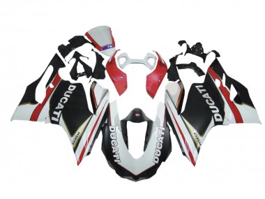 Wholesale 2011-2014 Ducati Panigale 1199 Motorcycle Fairings - White Red Black Canada