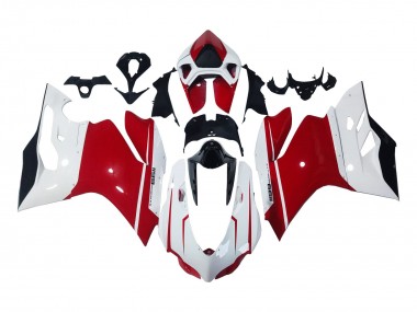 Wholesale 2011-2014 Ducati 1199 Motorcycle Fairings - White Red Glossy Black Canada