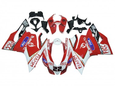 Wholesale 2011-2014 Ducati 1199 Motorcycle Fairings - White Red Glossy Black Fiamm Ficc 22 Canada
