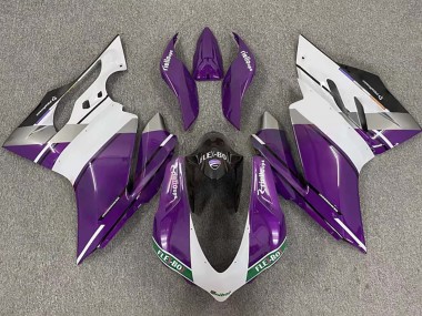 Wholesale 2015-2020 Ducati 959/1299 Motorcycle Fairings - Purple White Glossy Black Flex-Box Canada