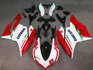 Wholesale 2015-2020 Ducati 959/1299 Motorcycle Fairings - White Red Green Glossy Black 21 Canada