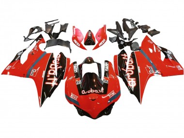 Wholesale 2015-2020 Ducati 959/1299 Motorcycle Fairings - Red Glossy Black Fiamm Canada