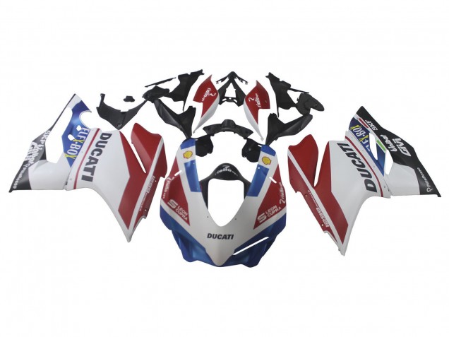 2015-2020 Ducati 1299 Motorcycle Fairings - White Red Blue Matte Black Unibat Flex-Box Canada