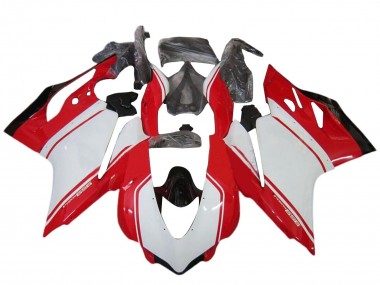 Wholesale 2015-2020 Ducati 959 Motorcycle Fairing Kits - White Red Glossy Black Canada