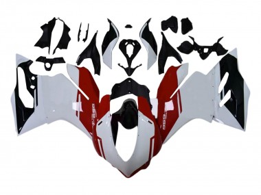 Wholesale 2015-2020 Ducati 959 Motorcycle Fairings Kits - White Red Glossy Black Canada