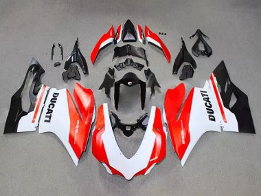Wholesale 2015-2020 Ducati 959 Motorcycle Fairing - White Red Glossy Black Canada