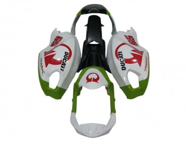 Wholesale 2008-2012 Ducati Monster 696 796 1100 1100S Motorcycle Fairings - White Green Red Pramac Canada