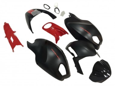 Wholesale 2008-2012 Ducati Monster 696 796 1100 1100S Motorcycle Fairings - Red Matte Black Monster Canada