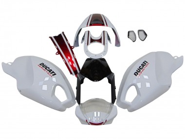 Wholesale 2008-2012 Ducati Monster 696 796 1100 1100S Motorcycle Fairings - White Red Glossy Black Canada